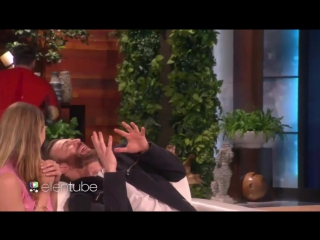 Chris evans & elizabeth olsen ellenshow