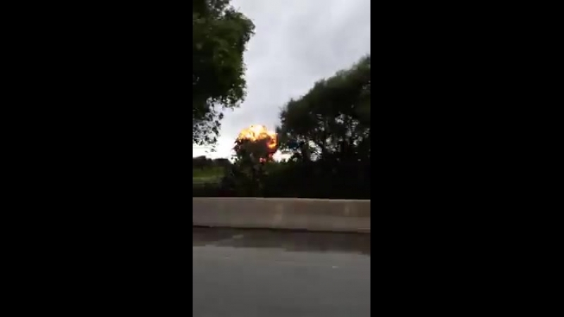 В сети появилось видео крушения алжирского ил 76тд в результате которого погибло около 200 человек