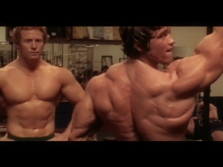 Arnold schwarzenegger bodybuilding training no pain no gain 2013
