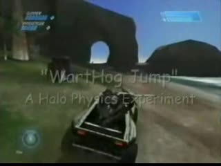 Развлекательный канал warthog jump a halo physics experiment