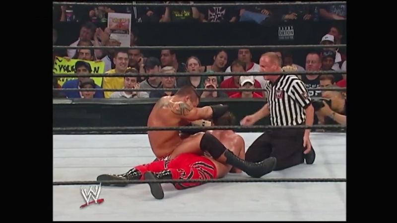 Randy orton vs chris benoit summerslam 2004