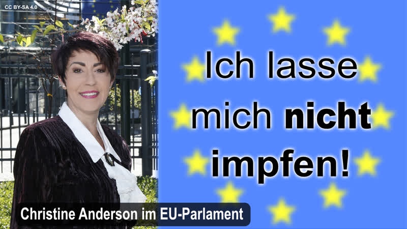 Christine anderson im eu parlament ich lasse mich nicht impfen!
