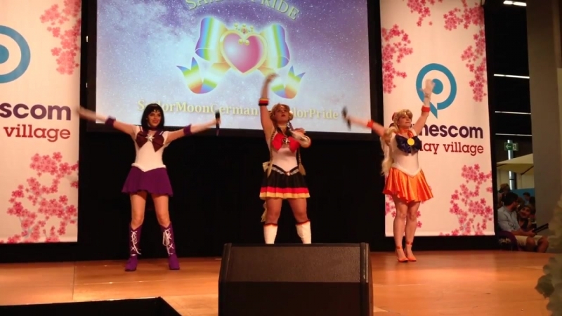 Sailor pride gamescom 2015 kämpfe sailor moon sailor moon german