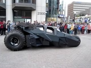 Tumbler batmobile в действии