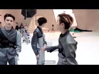 Ten called for yangyang to come but kun walks over like a parent having to supervise his porn while they commit arson