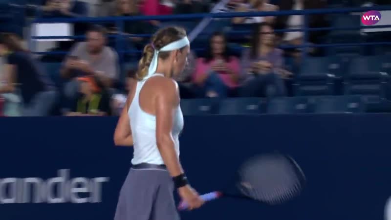 «vika7 fires up the first set over diyas, 6 3!