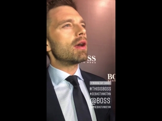 Интервью себастиана перед показом hugo boss