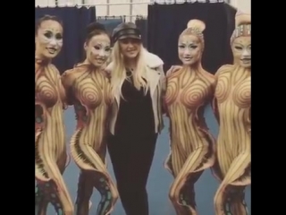 Christina aguilera "kurios" by cirque du soleil (10 jan 16)