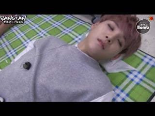 [rus sub][bangtan bomb] bts waking up hobi cam @dream concert