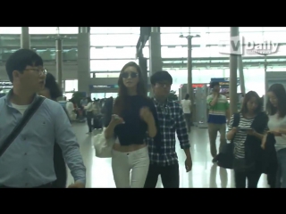 Lee da hae at incheon airport (29 6 2014)