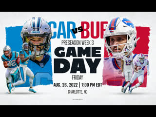 Nfl 2022 preseason w3 buffalo bills vs carolina panthers