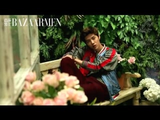 [bts] 160621 harpers bazaar men 《芭莎男士》 photoshoot behind the scenes @ lu han