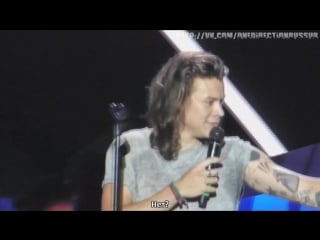 One direction harry calls out the oakland raiders kansas city, mo [rus sub]