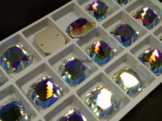 Square plato crystal ab lux