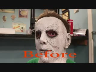 $20 knock off michael myers mask 2018 rehaul repaint diy tutorial mp4