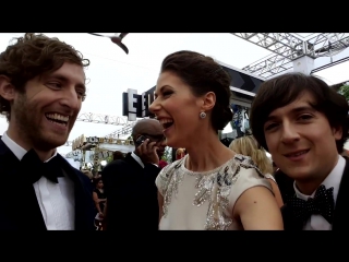 Emmy 2014 thomas middleditch, amanda crew and josh brener