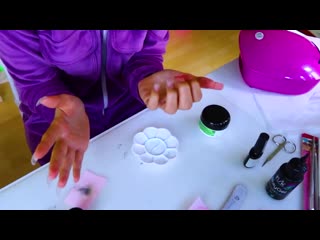 [daria graph] нарастила ногти спустя 2 месяца *я забыла как ими пользоваться*