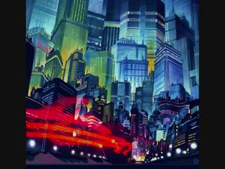 Future underground progressive and intelligent trance mix (animated cyberpunk visuals)