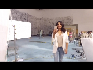 Watch priyanka chopra spread smiles on the set with the eath 2's smart camera