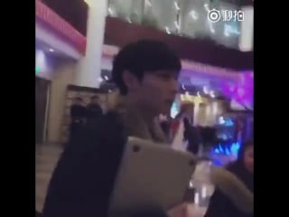 [fancam] 160222 exo lay @ "old nine gates" recording