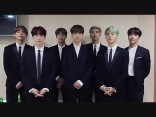 181027 bts message for “waste it on me” release