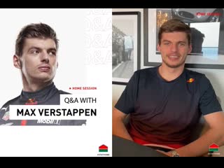 Макс ферстаппен tag heuer q&a home session #stayhome