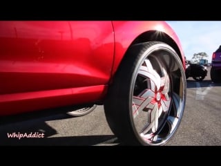 Whipaddict mlk car show 2016 part 1; the start, custom cars, big rims | wshh