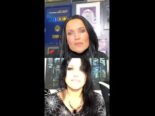 Instagram live stream with tim tronckoe and cristina scabbia