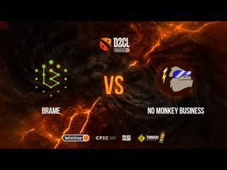 Brame vs no monkey business, winline d2cl season 10, bo3, game 2 [ezh1k & smile]