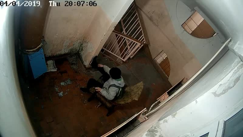 Шарыпово, видеонаблюдение в подъезде 4