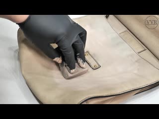 [vetiver] [asmr] 'clean & dye' 'loewe' vintage post bag 4k