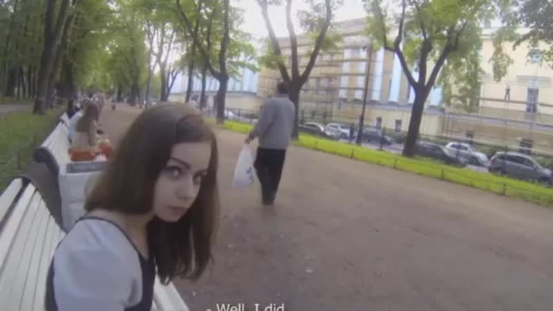 Порно видео снял грудастую на улице