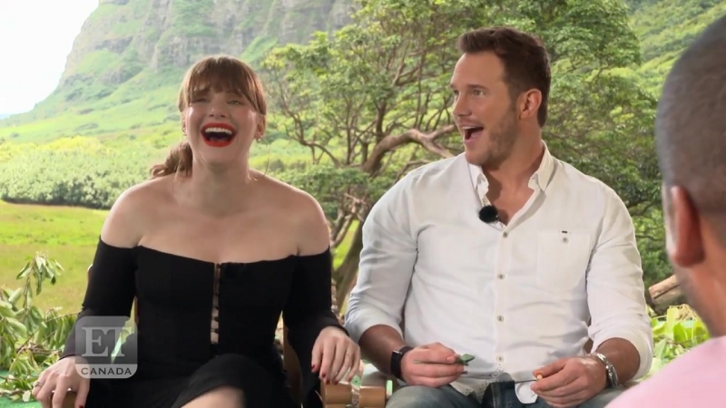 Chris pratt, bryce dallas howard talk sequel pressure