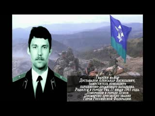 Мартиролог 6 роты 104 гo парашютно десантного полка 76 й (псковской) дивизии вдв