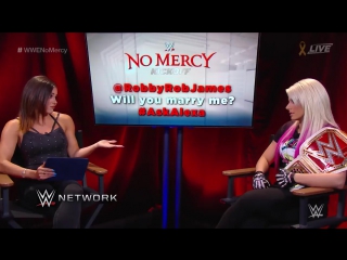 Wwe no mercy kickoff alexa bliss in the social media lounge