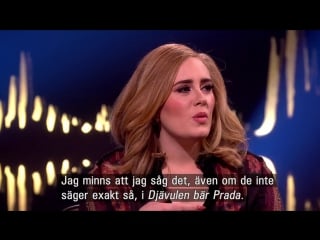 Skavlan talkshow with adele (2015)