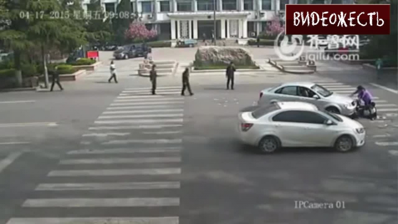 Не уступил дорогу © видеожесть