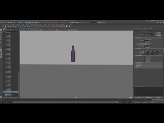 How to shatter glass in maya and bullet physics simulation bottle shattering animation (1)