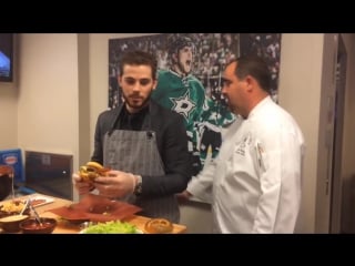 Tyler seguin unveils his 'segs and bacon' burger