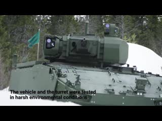 Piranha 5 and elbit ut 30 mk2 turret test firings in norway