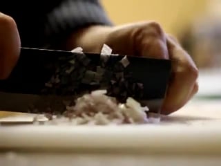 Dinner prep tojiro nakiri in white steel #2 and fujiwara 270mm gyuto