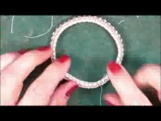 Beading4perfectionists 1920s art deco style tennis bracelet cupchain in a craw