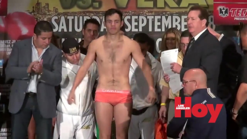 Pesaje chavez jr y vera, chavez la gente habla mier