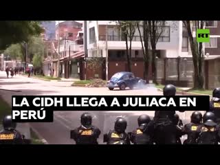 La cidh llega a juliaca y se reúne con el gobierno local para investigar la crisis que se vive en la ciudad peruana