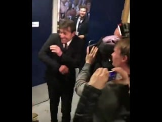 Chelsea players soak their manager antonio conte