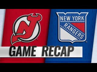 Recap njd 2, nyr 4 mar 9, 2019