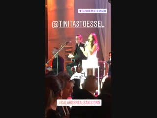 Tini en la gala hospital san isidro [15 11 18]