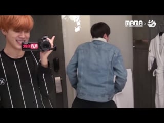 [2016mama x m2] 2015mama 미공개 bts 방탄소년단 셀프캠 #2 조각같은 외모와 끝없는 상황극