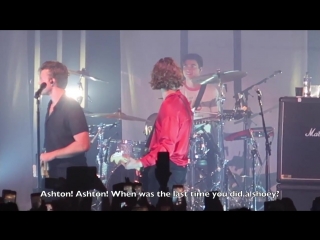 Ashton doing shoey