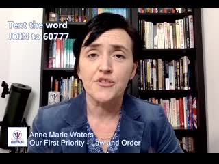 Our first priority law and order for britain anne marie waters